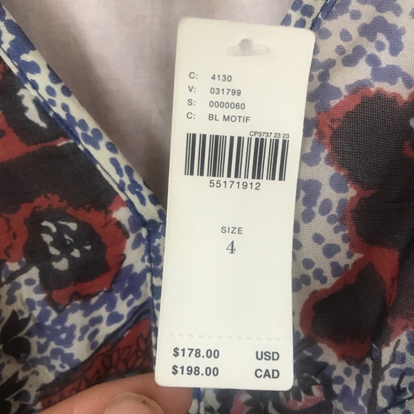 NEW Anthropologie Maeve Annabella Maxi Dress Sz 4 Floral Boho Peasant Dress - Picture 8 of 8